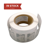 Maßgefertigter 860-960MHz UHF RFID-Aufkleber ISO 18000-6C-konform Nass/Trocken-Inlay NFC Wasserdichtes PVC/Papier-Material für Zugangskontrolle