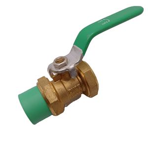 Válvula de bola de latón para <span class=keywords><strong>agua</strong></span> y <span class=keywords><strong>Gas</strong></span>, válvula de bola PPR de Unión unidireccional para <span class=keywords><strong>agua</strong></span> y <span class=keywords><strong>Gas</strong></span> - Product Image 2