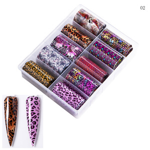 Popular 10 Colors Designer <strong>Transfer</strong> Rolls <strong>Nail</strong> Art <strong>Nail</strong> Foil for <strong>Nail</strong> Decoration Supplies - Product Image 4