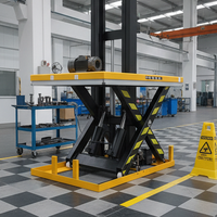 Table élévatrice à ciseaux de type fixe, élévateur à ciseaux pour entrepôt, construction utilisant une plateforme élévatrice hydraulique