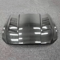 Nuevo Capó de Motor Ventilado de Fibra de Carbono con Pernos para Mustang S550 2018-2023 GT - Instalación con Pernos
