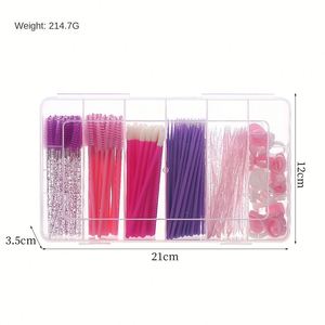 Brosse à cils spirale colorée mini portable jetable, brosse à tige solide, peigne à sourcils, outil de maquillage beauté - Product Image 5