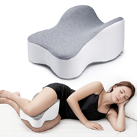 Coussin long pour les genoux pour les dormeurs latéraux, coussin en mousse à mémoire de forme pour les jambes, soulagement de la sciatique, des douleurs aux genoux, aux hanches, aux articulations et au dos, soutien de l'alignement de la colonne vertébrale