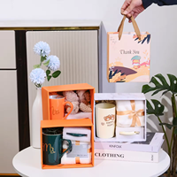 Offre Spéciale Coffret Cadeau Homme pour la Fête des Pères, Tasse en Céramique, Serviette et Boîtes pour Mariage, Anniversaire, Saint-Valentin, Souvenirs Attentionnés