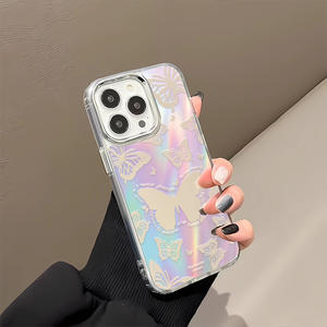 เคสโทรศัพท์มือถือ TPU ลายการ์ตูนรูปผีเสื้อขนาดเล็กสำหรับ iPhone 15 14 PRO MAX 13 pro/ 12 XS - Product Image 4