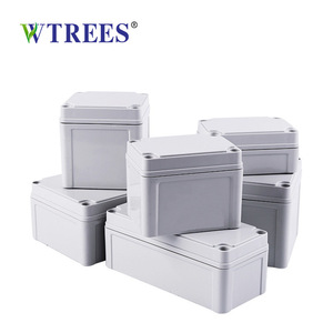กล่องจ่ายไฟพลาสติกกันน้ำ Wtrees Ip65 Abs กล่องรวมสายไฟแบบปิดผนึกสำหรับใช้งานกลางแจ้งและในอาคาร สีขาว ติดตั้งด้วยสกรู - Product Image 4