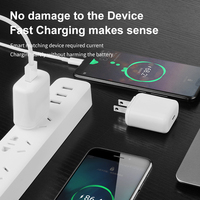 LVSHUO 18W 3 Amp Quick Charge 3.0 Adaptateur de voyage USB mural universel pour téléphone portable QC 3.0 Chargeur rapide avec câble USB