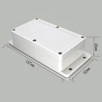 Boîtier de puissance électrique en plastique résistant aux intempéries Ip65 Boîtier de personnalisation Montage mural Matériau ABS Boîtier électronique extérieur