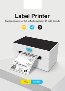 <span class=keywords><strong>Imprimante</strong></span> thermique mobile Hot FactOry de 4 pouces, connectée en <span class=keywords><strong>WIFI</strong></span>, pour étiquettes d'expédition et autocollants thermiques, compatible <span class=keywords><strong>MAC</strong></span>, tablette, PC, en stock - Product Image 4