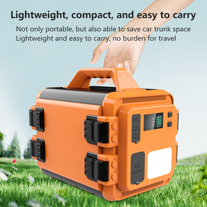 1200W Portable Power Station Large Capacity Lithium Ion Battery MPPT Controller Emergency <b>Solar</b> <b>Generator</b> Flashlight Features F1 - Product Image 2