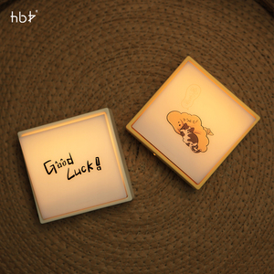 Новый рисунок с индивидуальным принтом светодиодный ночник милый кот Магнитный притяжение настенный светильник перезаряжаемый ночник для комнаты - Product Image 3