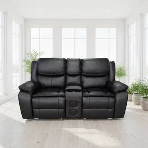 El sillón reclinable modular de cuero manual más vendido de Frank es ideal para una sala de estar acogedora. - Product Image 2