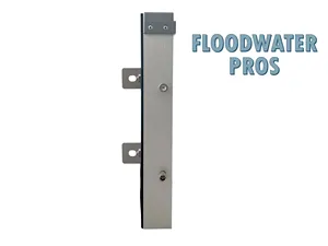 Heavy Duty 8 Bolt Outer <b>Brackets</b> 63 Inch <b>Post</b> Mounts for Maximum Retention of Flood Barriers - Product Image 2