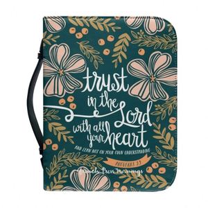 Funda para Biblia de fábrica con certificación BSCI para hombres y mujeres, hecha de cuero genuino de primera calidad con cremallera. - Product Image 3