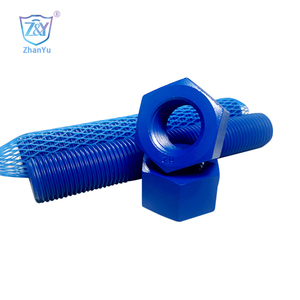 Perno y Tuerca de Alta Resistencia AST <span class=keywords><strong>M</strong></span> A193 B7 1 1/2-8 X 10-8UNC Rosca Teflón Grado A193 B7 - Product Image 3