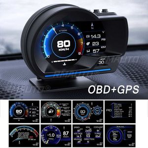 Interfaz de Pantalla HUD Universal para Automóvil, Sistema Dual OBD GPS con Navegación, Velocímetro, Alarma, Sistema de Advertencia de Exceso de Velocidad - Product Image 5