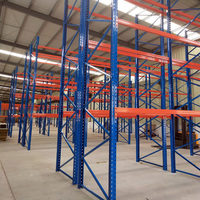Estantería de Almacenamiento Ajustable de Acero con Superficie con Recubrimiento en Polvo para Supermercados y Almacenes