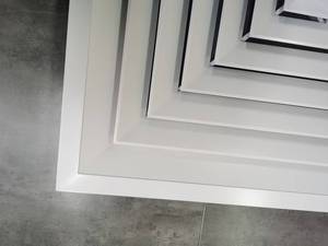 Difusor de Techo Cuadrado de Aleación de Aluminio - Duradero, Fácil Instalación, Diseño Tradicional para Sistemas HVAC, Uso Comercial y Residencial - Product Image 4