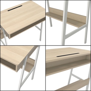 Computer Desk Home <strong>Office</strong> Desk Corner Desk for <strong>Small</strong> <strong>Space</strong>, Study Work <strong>Table</strong> White - Product Image 3
