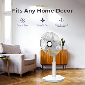 Kennedy 16-inch bảng điện đứng <span class=keywords><strong>Fan</strong></span> 5 Blades 7 giờ hẹn giờ 9 tốc độ điều khiển từ xa ngoài trời Hot Bán sản phẩm cho nhà để xe - Product Image 2
