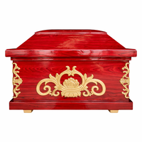 Cercueil en MDF Qianrui, cercueil en bois professionnel pour enterrement, cercueil personnalisable pour adultes, cercueil funéraire en gros, fournitures funéraires de qualité supérieure