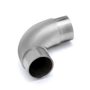 Connettori Moderni in Acciaio Inox a 90 Gradi per Ringhiere di Balconi, Gomiti per Tubi Quadrati/Rotondi, Gradini e Scale Esterne - Product Image 5