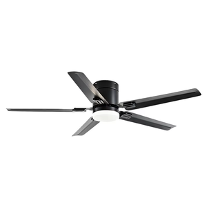 Modern Simple Design 5 Blades <b>Ceiling</b> <b>Fan</b> <b>With</b> LED Light Dimmable <b>Remote</b> <b>Control</b> Copper Motor - Product Image 1