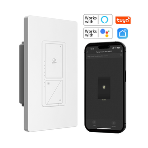 สวิตช์ไฟอัจฉริยะ Fahint 120V, 2.4GHz Wi-Fi 3ทาง UL สวิตช์หรี่ไฟ WiFi ใช้ได้กับ <span class=keywords><strong>Alexa</strong></span> และ Google Assistant - Product Image 1