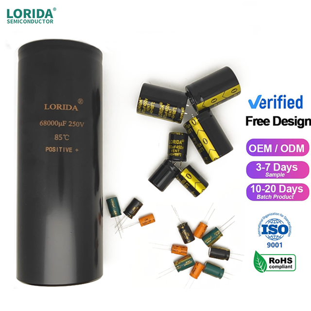 Lorida Excellent Good Quality 200v 1800uf 400v 150uf 5600uf 350v 4700uf 100v 12000uf 100v Electrolytic Capacitor 600v