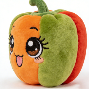 Pimiento rojo de peluche personalizado con costuras en relieve, verdura de peluche, accesorio para fotos de fiesta, novedad - Product Image 6