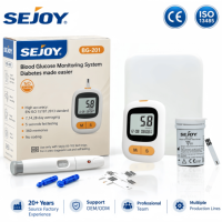 SEJOY Glucomètres numériques personnalisés sans codage pour équipement médical
