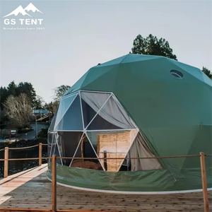 8 10 m de diamètre igloo géométrique en acier abri structure hôtel maison de luxe extérieur geo rond glamping dôme tente - Product Image 1
