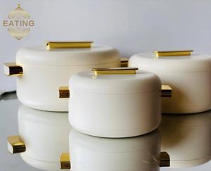 2025 New Arrival ban đầu Vòng Hộp Ăn Trưa thép không gỉ nhiệt container thực phẩm cách điện 1L + 2L + 3.5L thực phẩm ấm hơn Bộ soong - Product Image 6