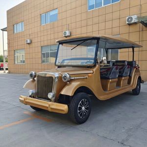 Voiture de tourisme électrique classique vintage, haute qualité, prix bas, 4 à 17 places, vitesse maximale de 60 km/h. Bienvenue, visitez notre usine pour - Product Image 1