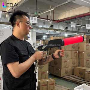 LEDA Hot Party Idea CO2 Jet Gun Wedding Stage DJ Atmosphere Machine Handheld RGB Light Smoke Fog CO2 Spray Gun - Product Image 2