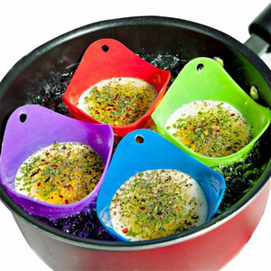 Moule rond en silicone pour pochage, cuiseur vapeur, anneaux de cuisson, ustensiles de cuisine, outils de cuisson, appareil à crêpes - Product Image 3