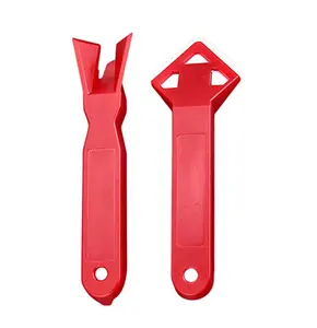 2 Pieces Internal Corner Scraper Practical Floor Cleaner Tile Sealant Scraper Mini Handmade caulking Tools