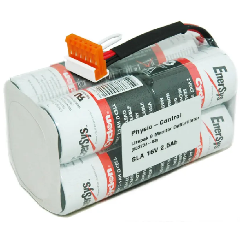 16V batteria 2500mAh batteria di ricambio per Medtronic Lifepak 9 Lifepak 9A Lifepak 9B 21300-002259 803704-03