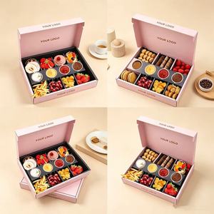 Boîte à pâtisserie personnalisée avec logo, boîte à croissants, boîte à biscuits au chocolat, boîte à dessert en papier kraft, emballage pour traiteur, boîte à plateau de fromages - Product Image 2