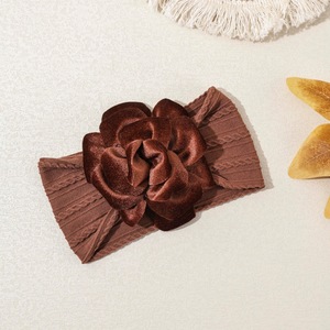 Handgemaakte roosbloem design haaraccessoires elastische zachte nylon hoofdband bruiloft hoofdband baby haar hoofdband - Product Image 5