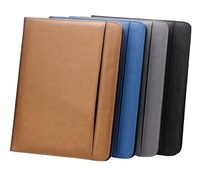 Organizador de documentos A4 con logotipo personalizado y cremallera, carpeta de archivos, Notebook, regalo de oficina y negocios