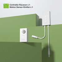 Kit d'éclairage d'escalier à commande automatique sans fil avec détecteur de mouvement, détecteur humain, alimenté par batterie DC12V pour l'automatisation de l'éclairage