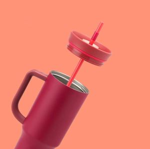 K114 Stainless Steel 40oz Tumbler <b>Handle</b> Leakproof Lid Vacuum Insulated Travel <b>Mug</b> Featuring 12-24hr <b>Thermal</b> Insulation - Product Image 2