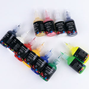 Aérographe de 12 couleurs, <span class=keywords><strong>peinture</strong></span> du visage et du corps à base d'eau pour le maquillage - Product Image 2
