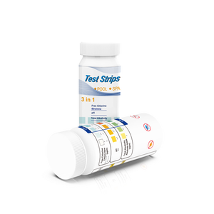 Bandelettes de test 3-en-1 pour piscine et spa - 50 unités, test rapide en <span class=keywords><strong>30</strong></span> secondes pour le chlore libre/brome, le pH et l'alcalinité totale - Product Image 4