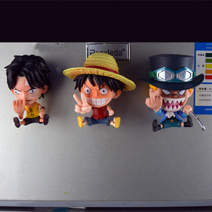 13 styles de figurines <span class=keywords><strong>manga</strong></span>, statue 1 PIECE <span class=keywords><strong>ZORO</strong></span> SANJI CHOPPER NAMI LUFFY SABO BOA, <span class=keywords><strong>figurine</strong></span> d'anime en PVC, autocollant magnétique pour réfrigérateur - Product Image 6