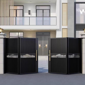 <span class=keywords><strong>Portail</strong></span> d'entrée <span class=keywords><strong>motorisé</strong></span> en <span class=keywords><strong>aluminium</strong></span>, de qualité architecturale, élégant, esthétique, ornemental, pour aménagement paysager, haute visibilité - Product Image 4