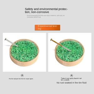 Vente directe d'usine <span class=keywords><strong>Razak</strong></span> haute qualité 1000ml ODM/OEM vélo moto voiture Tubeless pneu Kit de réparation antirouille et Corrosion PVA vert - Product Image 3