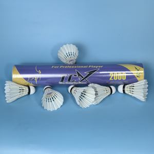 Volant de <span class=keywords><strong>badminton</strong></span> TCX 2000 fabriqué avec des plumes triées avec précision, qui allie budget et performance, et résistance éprouvée sur le terrain. - Product Image 5