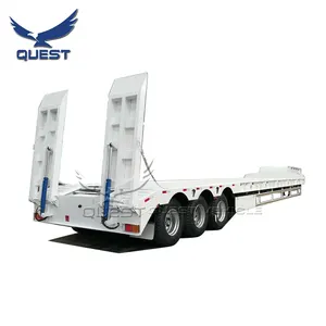 QUEST — véhicule 3 axes programmateur pour africain, camion, Semi-remorque extensible, 80 tonnes